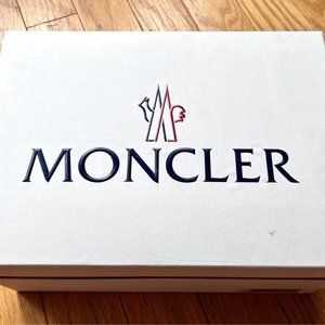 Empty designer shoe box